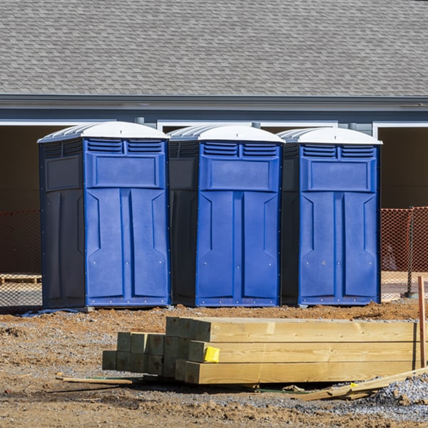 how do you dispose of waste after the porta potties have been emptied in Fairgrove